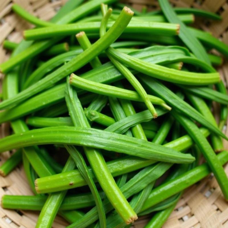 Hinh anh cay bau dat tuoi ngon xanh muot sau khi thu hoach tu vuon nha